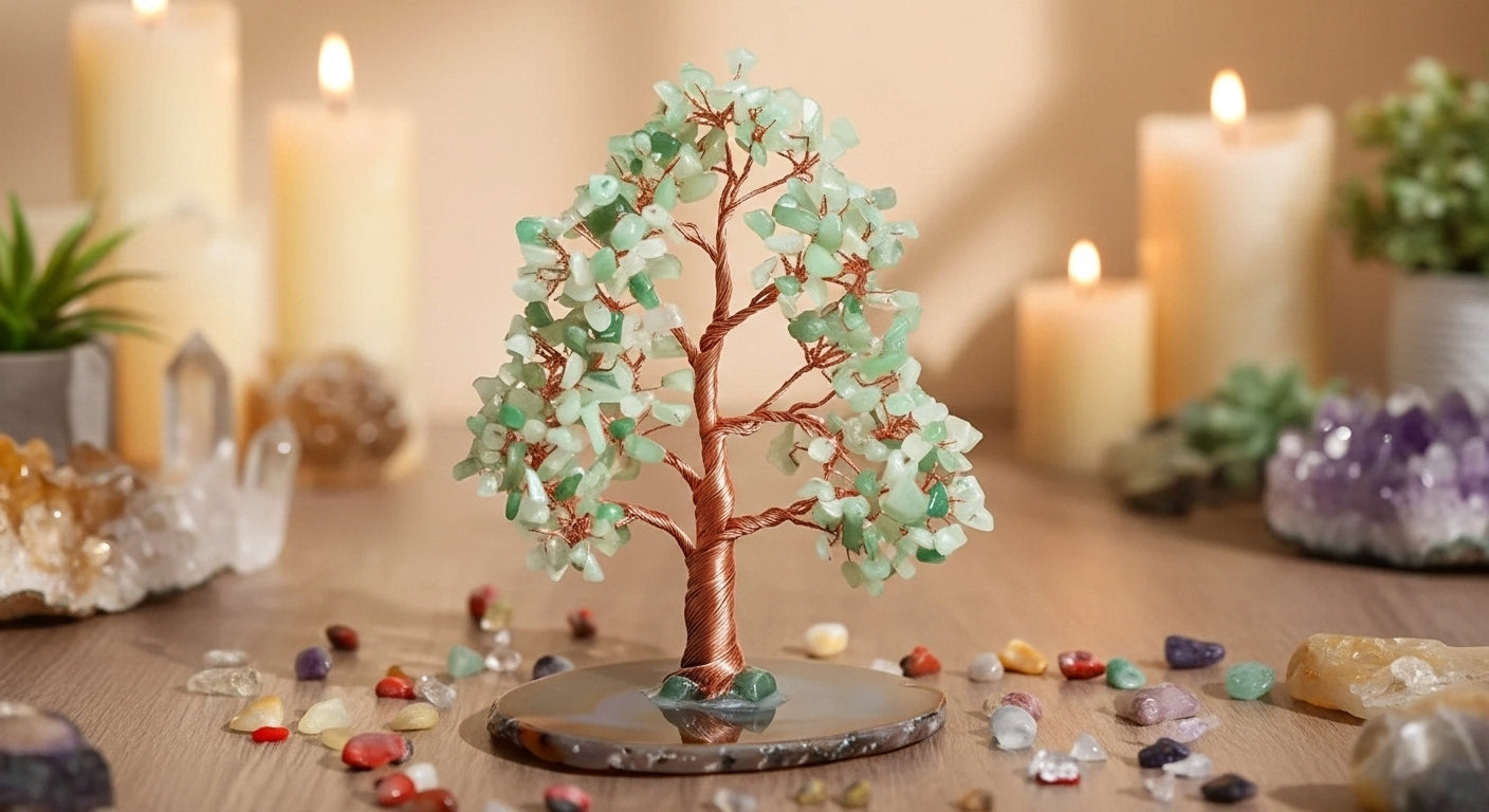 L’arbre de vie en aventurine : symbole de paix et de prospérité