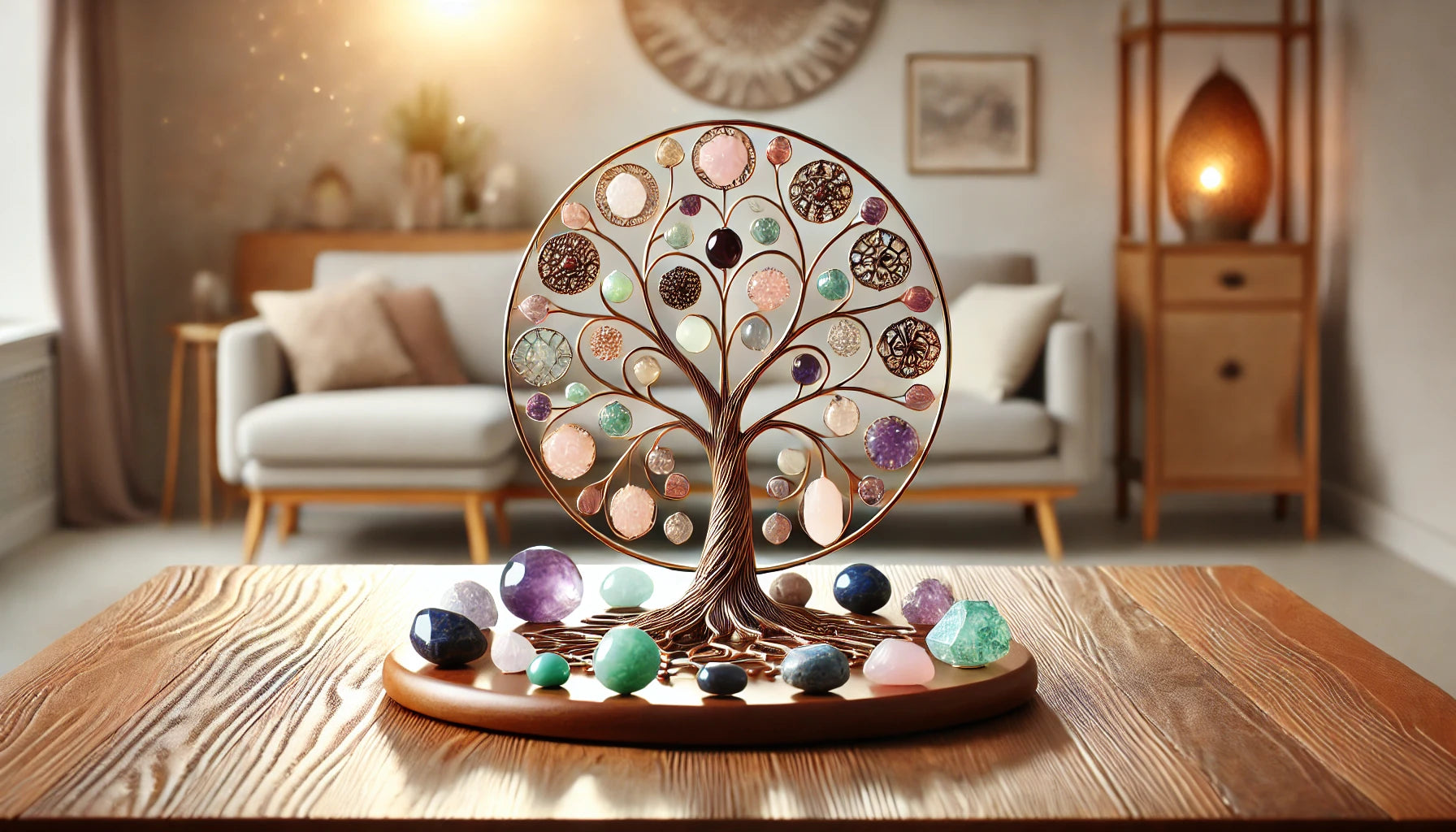 Signification des pierres naturelles dans l'arbre de vie