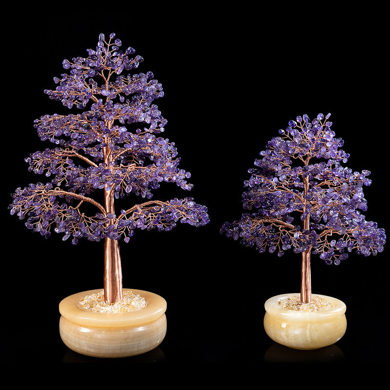 Force de Nature – Grand Arbre de Vie Sapin en Améthyste