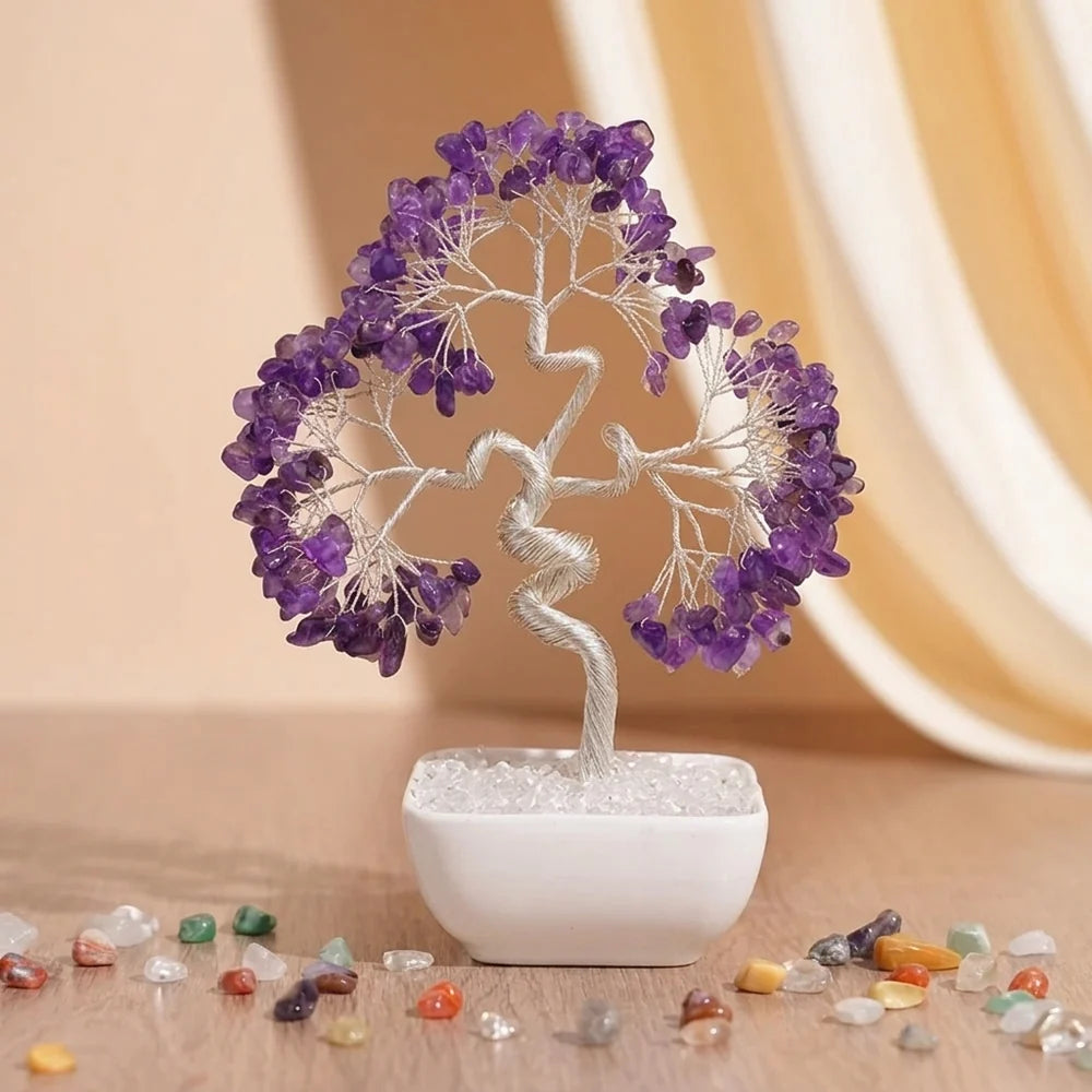 Douceur Harmonieuse - Arbre de Vie en Pierres Naturelles