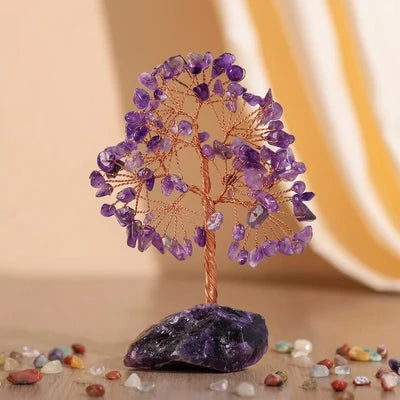 Vibrant Harmony - Tree of Life with Natural Stones