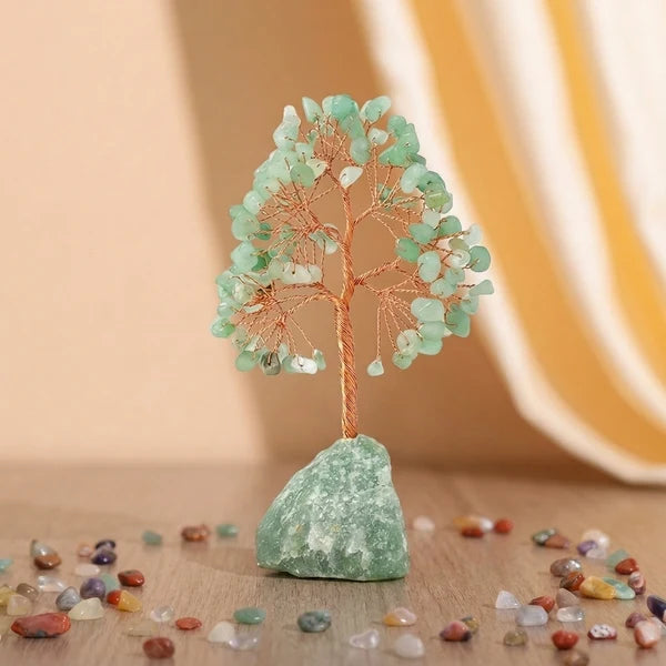 Vibrant Harmony - Tree of Life with Natural Stones