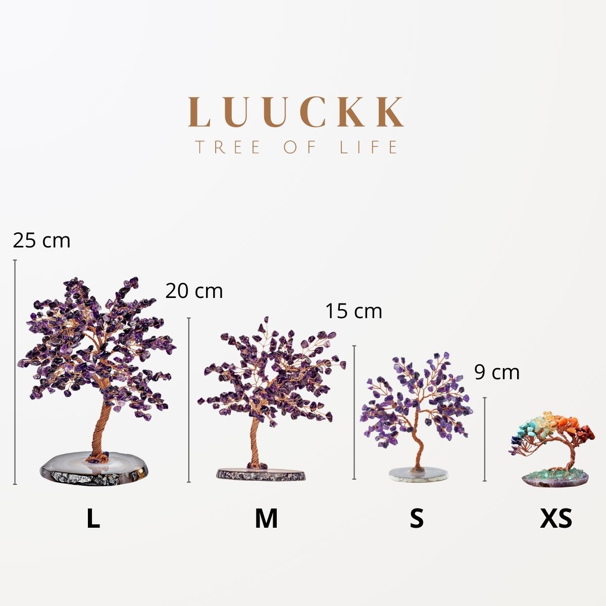 Ascension - Arbre de vie Améthyste et base Agate