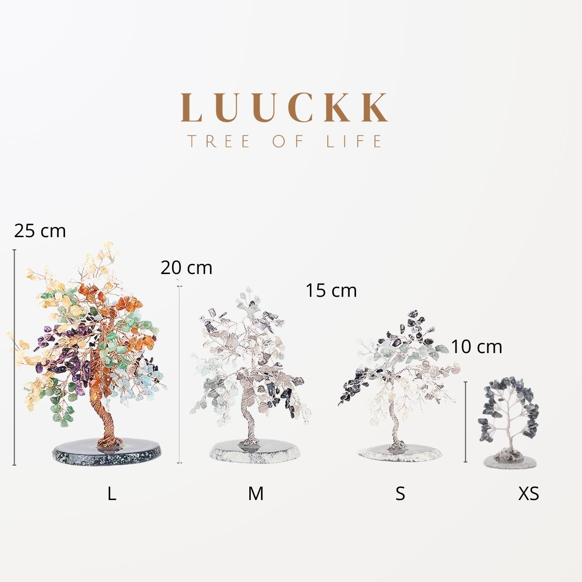 Prospérité - Arbre de Vie en Quartz Clair et Agate