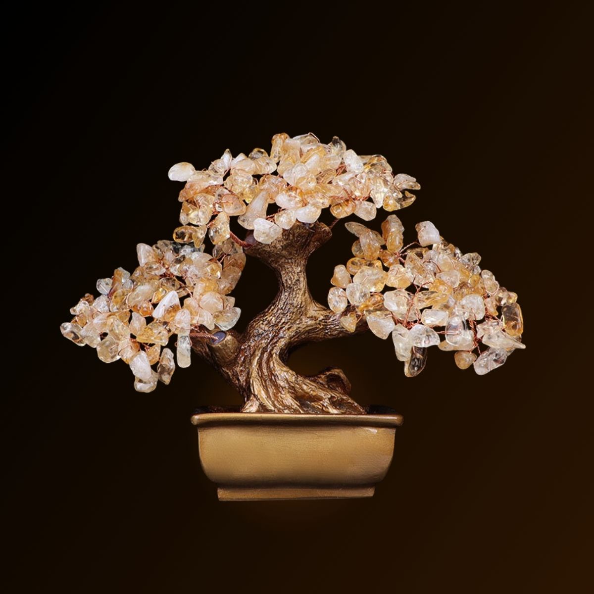 Vitalité - Arbre de Vie en Citrine style Feng Shui