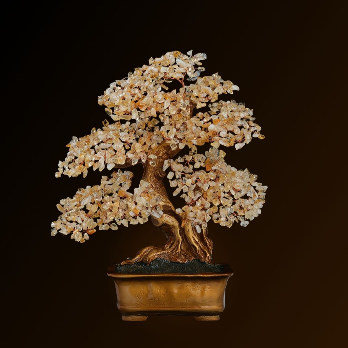 Vitalité - Arbre de Vie en Citrine style Feng Shui