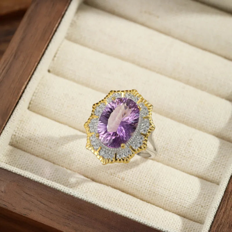 Bague Améthyste "Merveille Améthyste" Argent