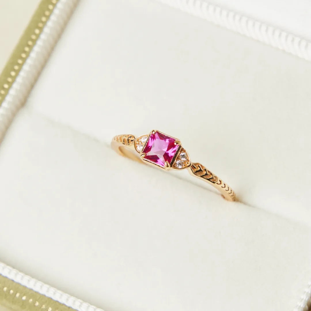 Anillo Cornalina "Armonía Perfecta" Plata Dorada Oro
