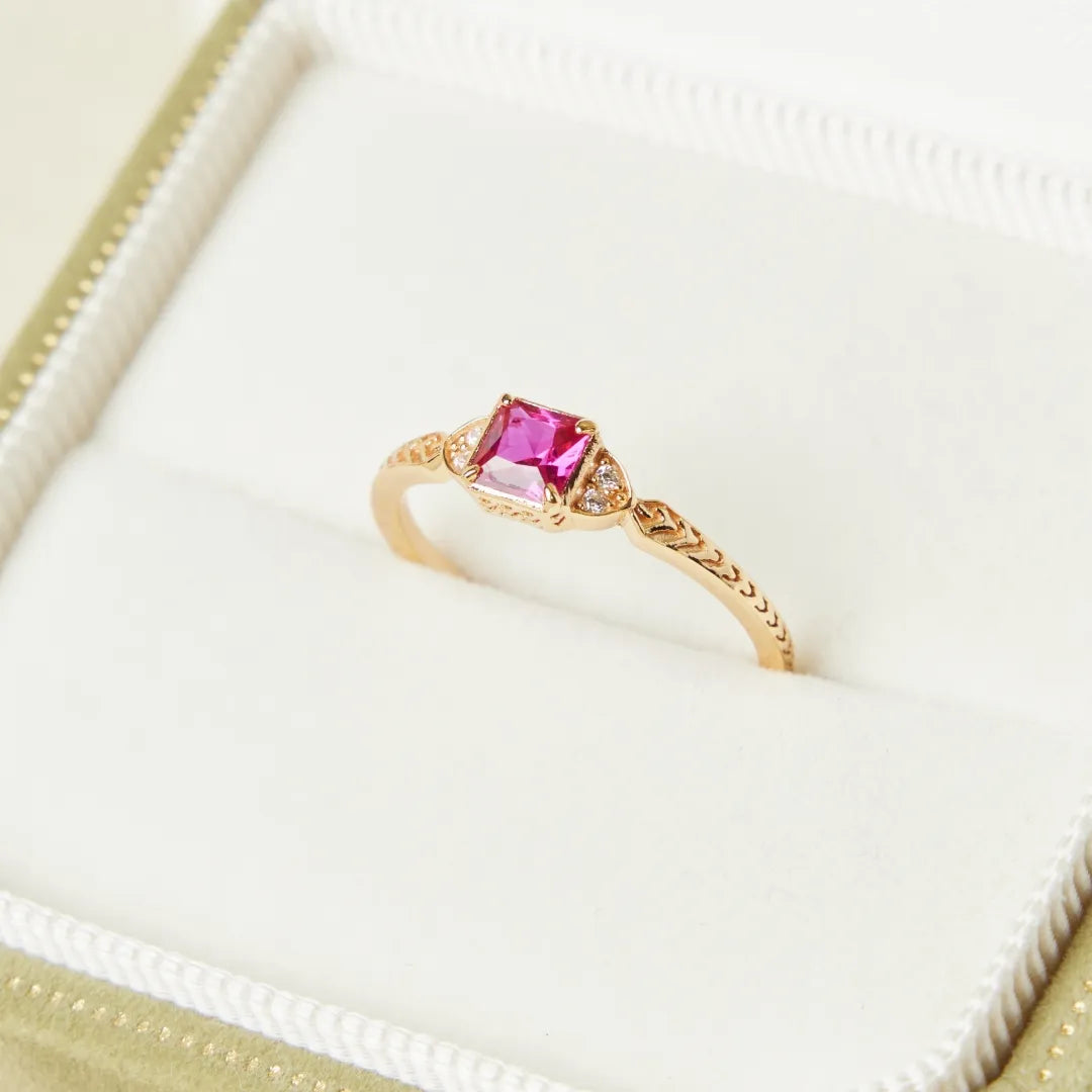 Anillo Cornalina "Armonía Perfecta" Plata Dorada Oro