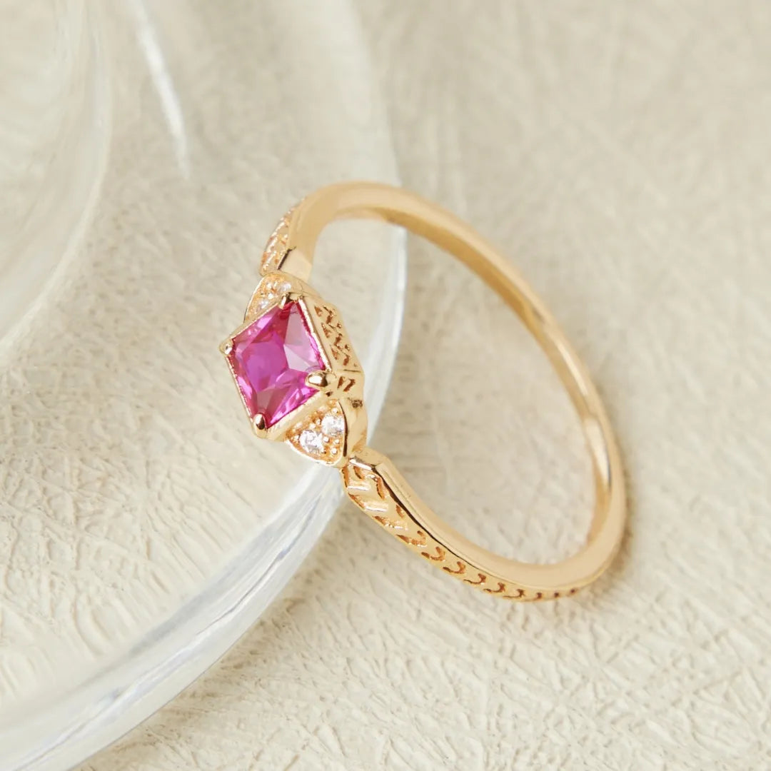 Anillo Cornalina "Armonía Perfecta" Plata Dorada Oro