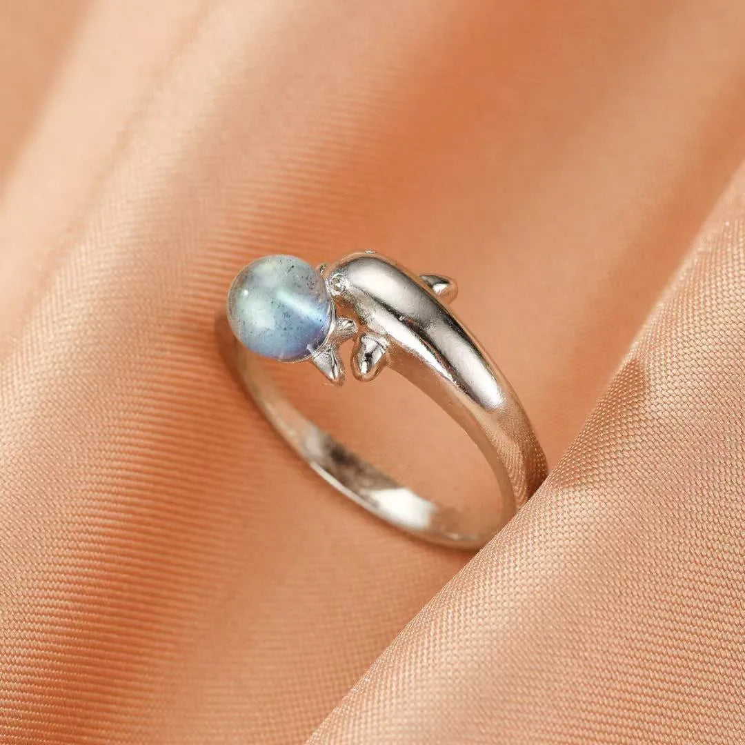 Bague Labradorite "Bellezza Marina"