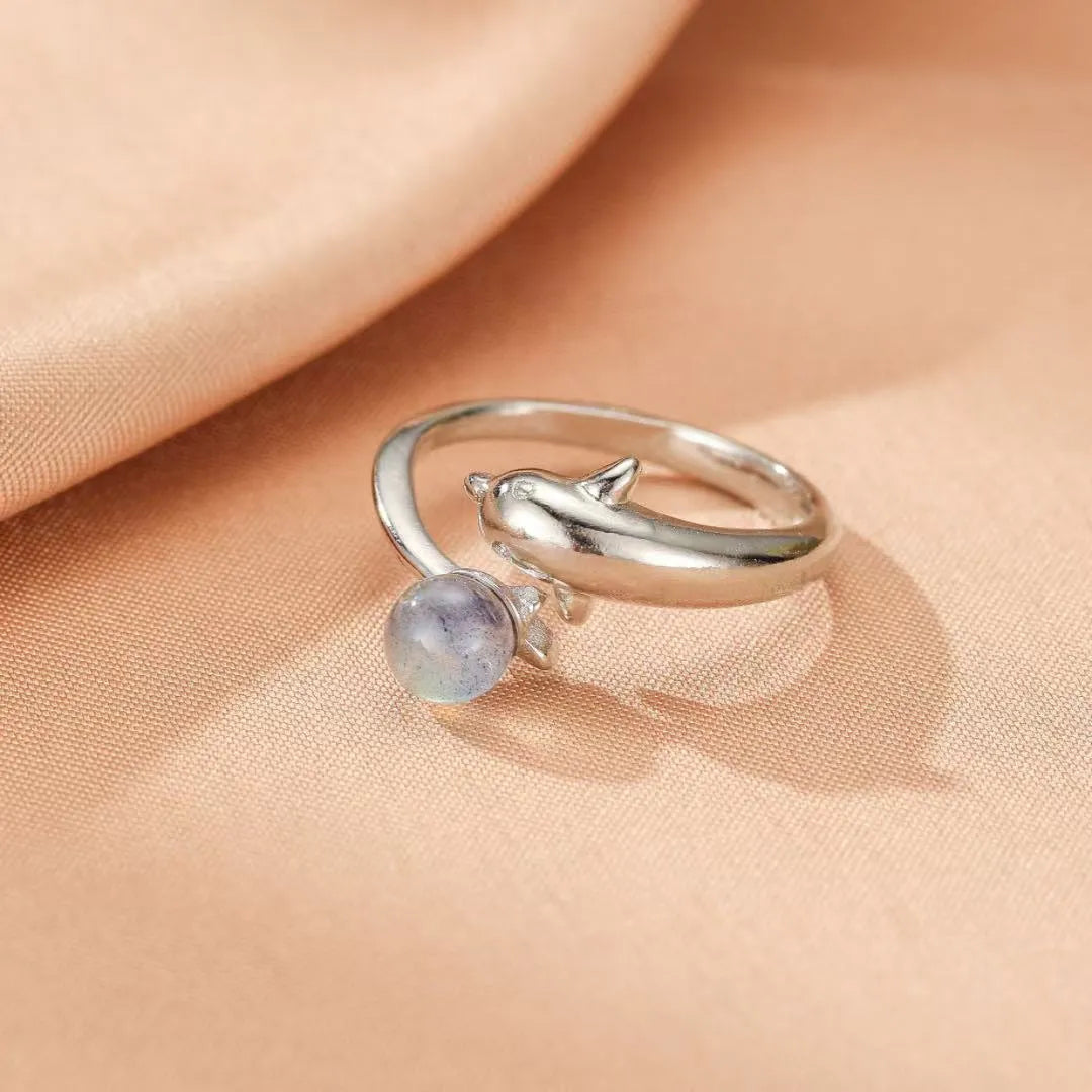 Bague Labradorite "Bellezza Marina"