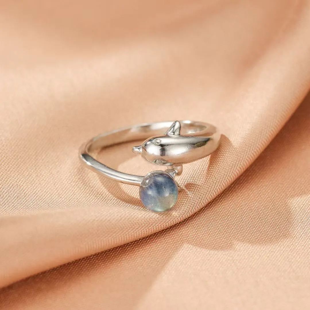 Bague Labradorite "Bellezza Marina"