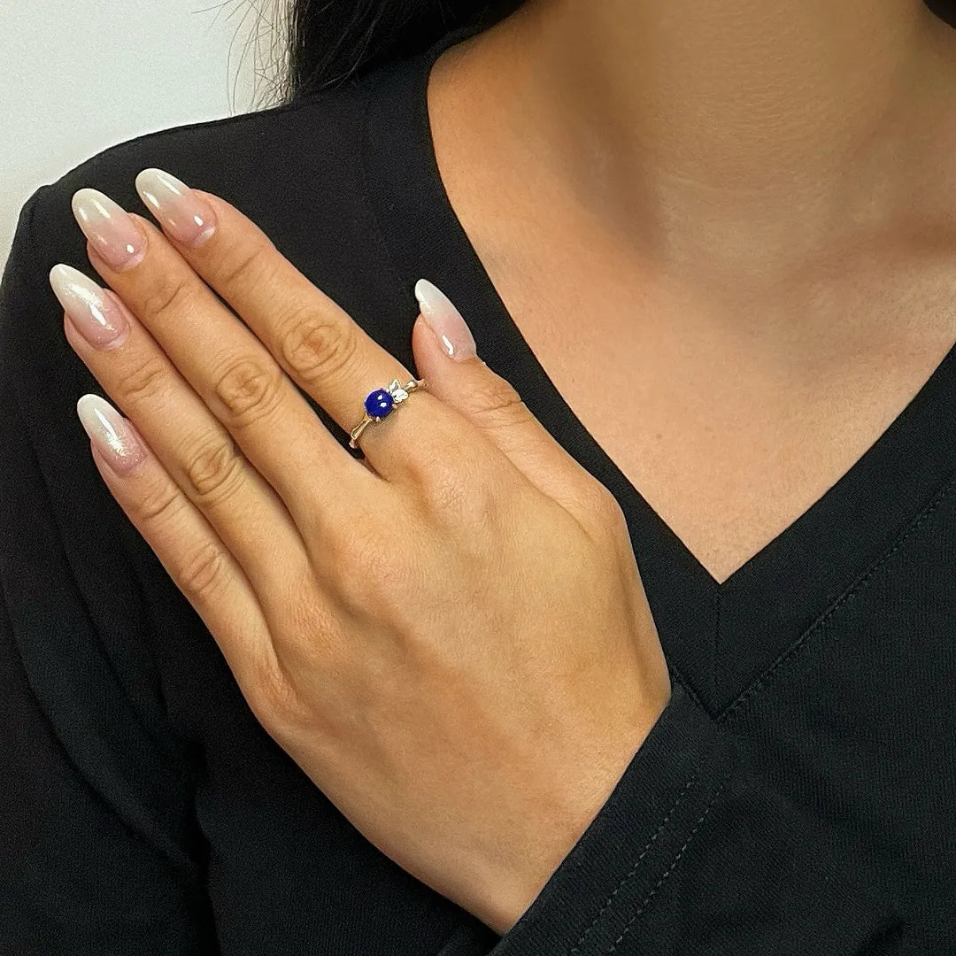 Bague Lapis Lazuli "Éclat de Nature" Argent