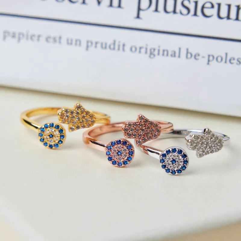Bague Mauvais Œil "Gardienne" Argent