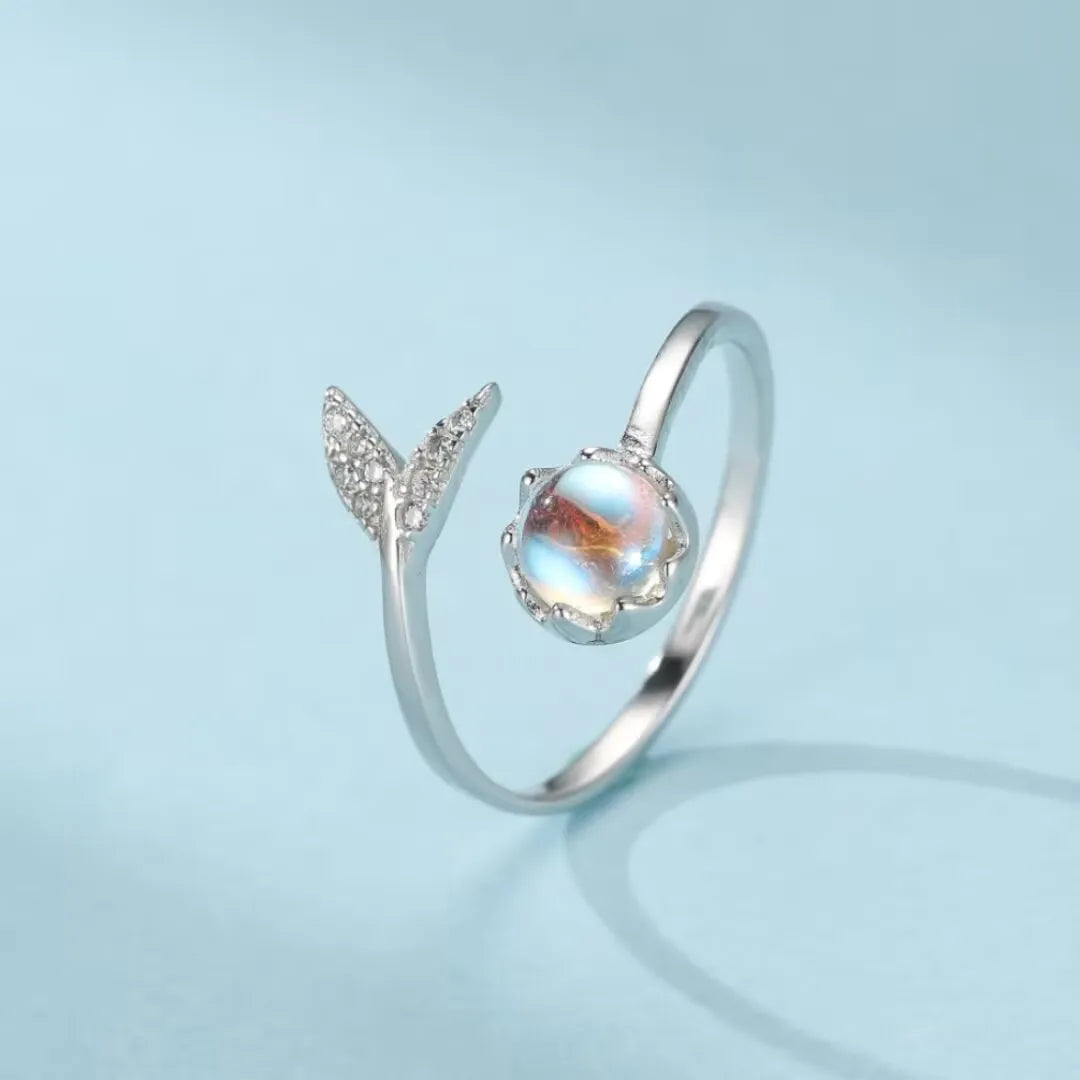 Bague Pierre de Lune "Douceur de Matin" Argent