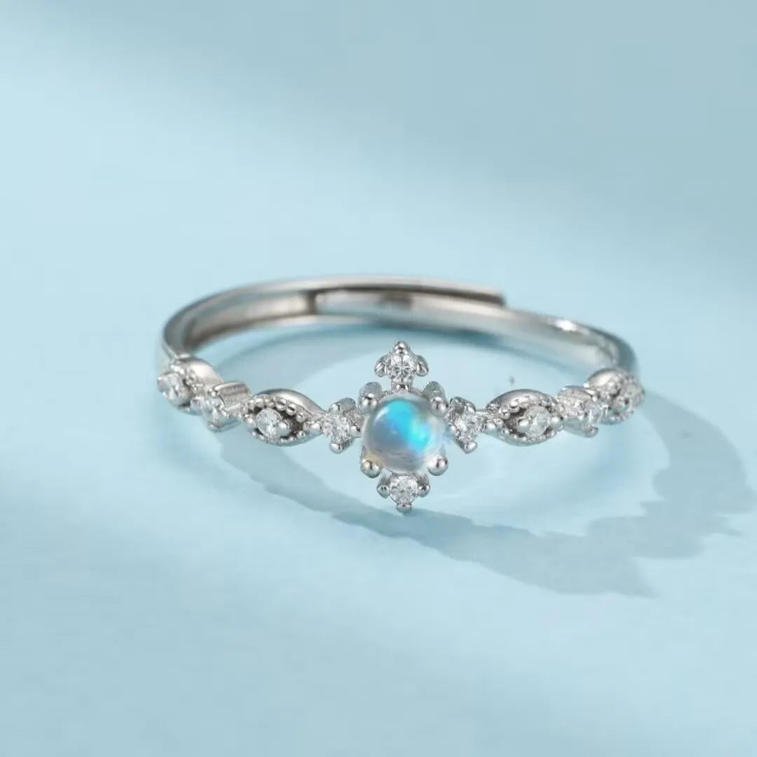 Bague Pietra di Luna "Splendore di Femminilità" Argento