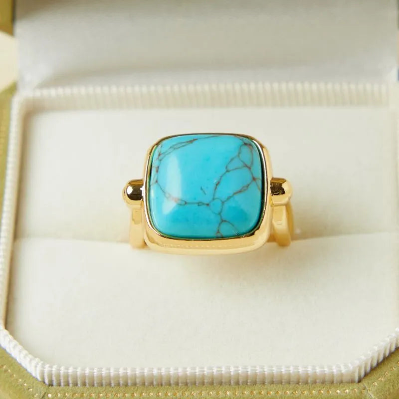 Bague Turquoise "Beauté Intemporelle" Doré Or
