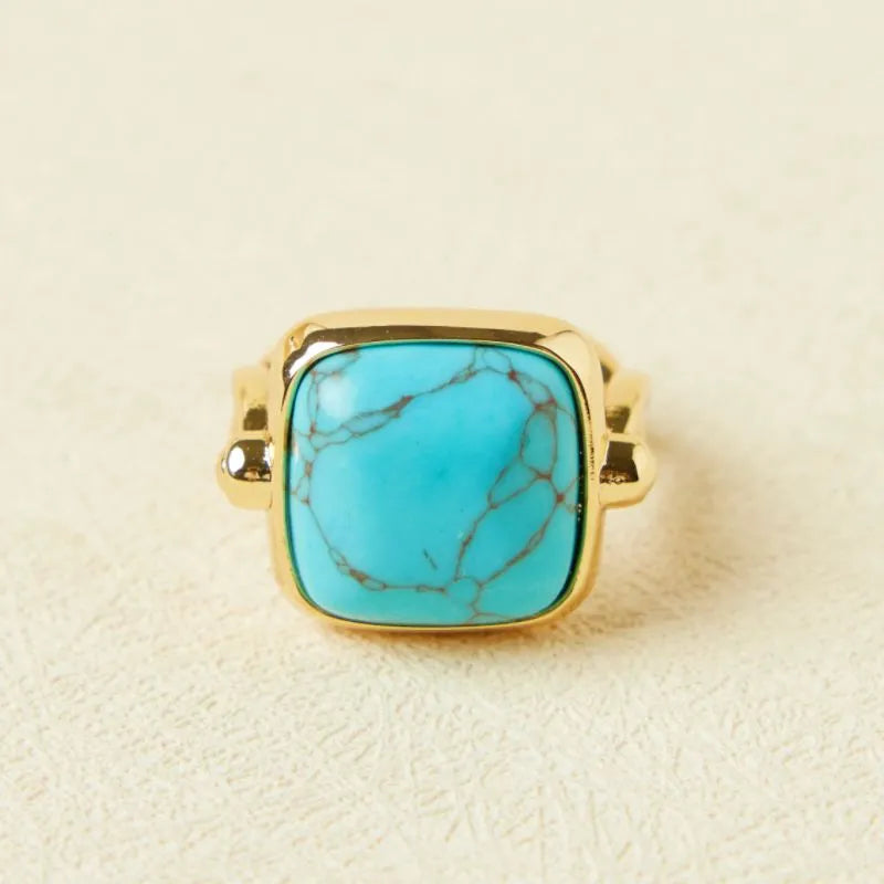 Bague Turquoise "Beauté Intemporelle" Doré Or