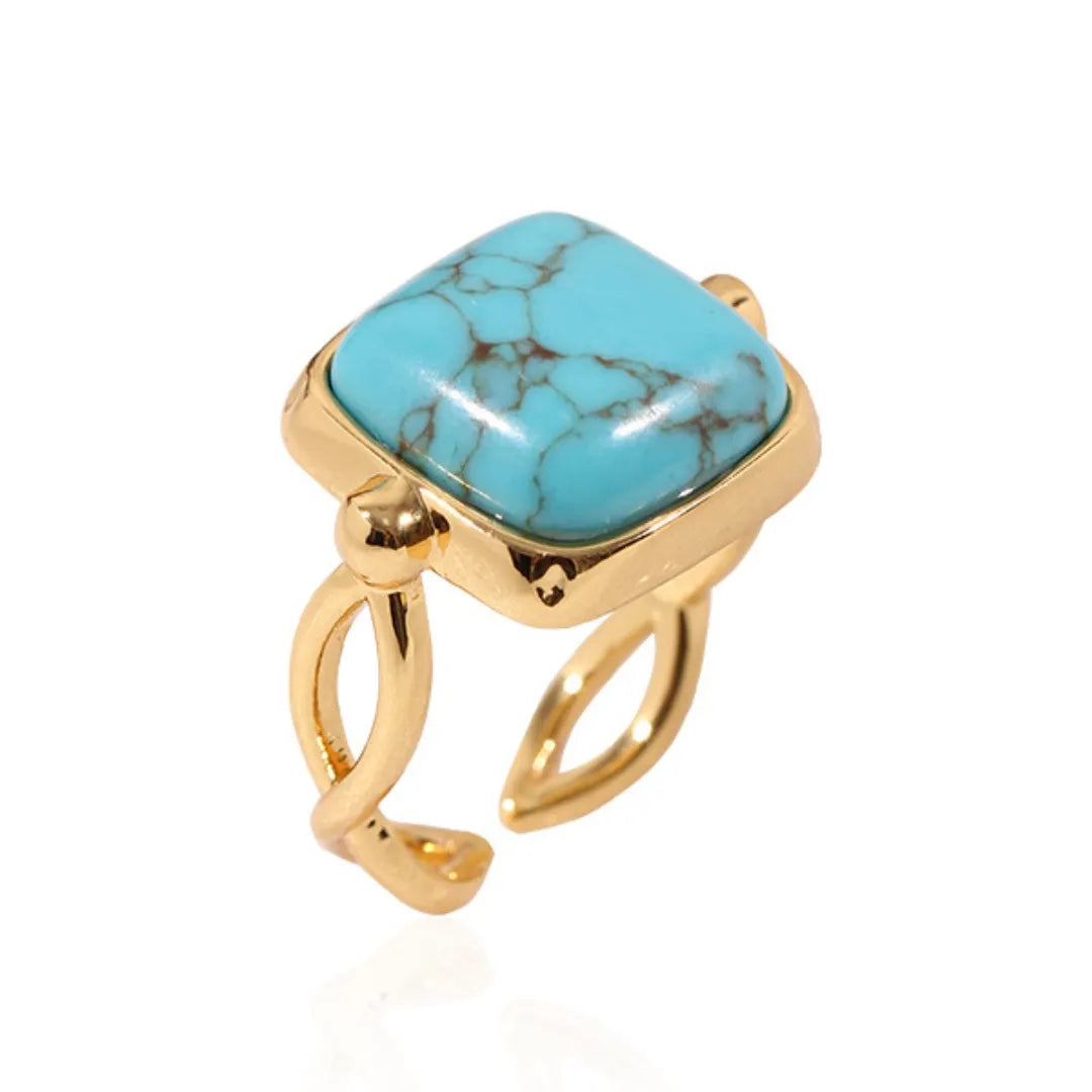 Bague Turquoise "Beauté Intemporelle" Doré Or