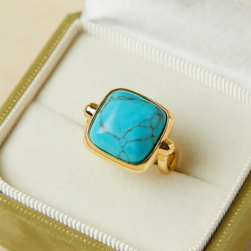 Bague Turquoise "Beauté Intemporelle" Doré Or