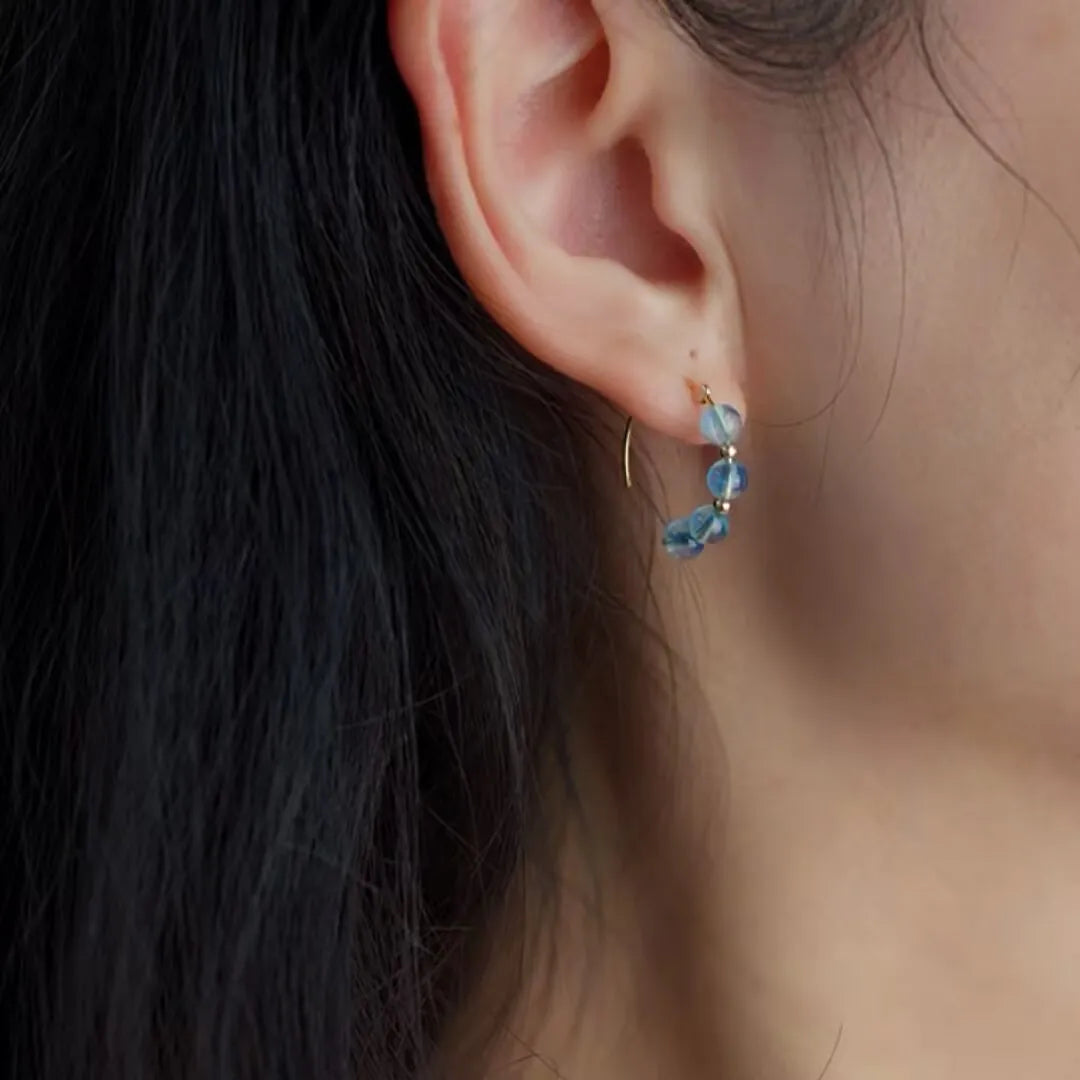 Orecchini Acquamarina "Bruma Celeste"