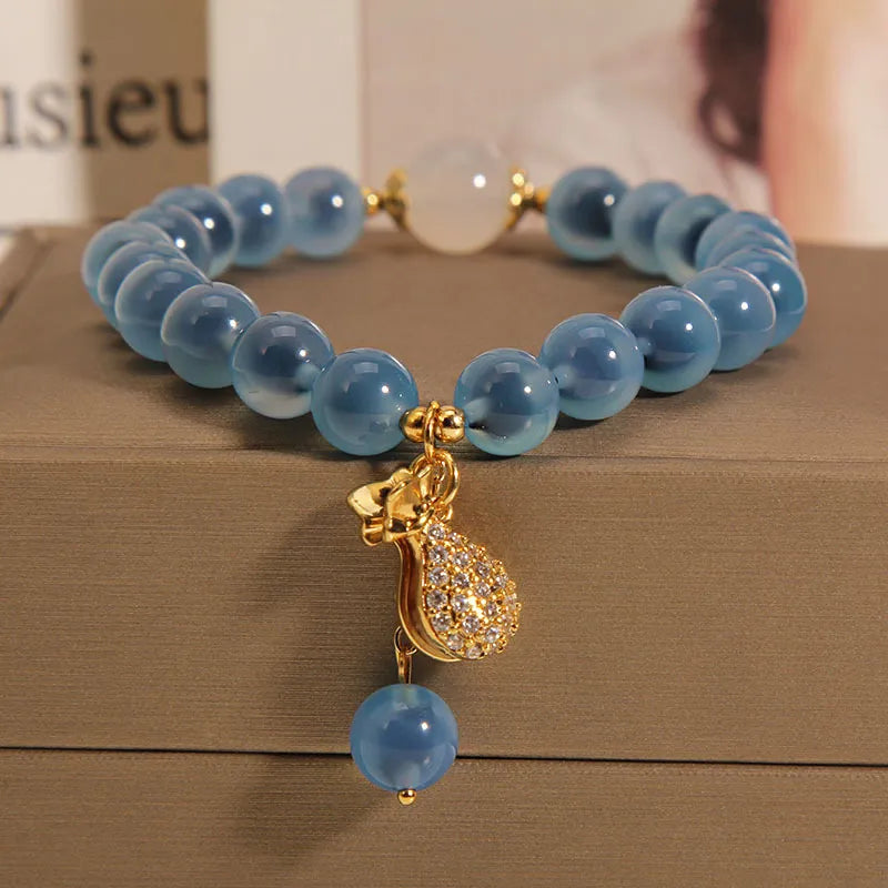 Bracelet Trésor Océanique en Agate - Élégance Naturelle