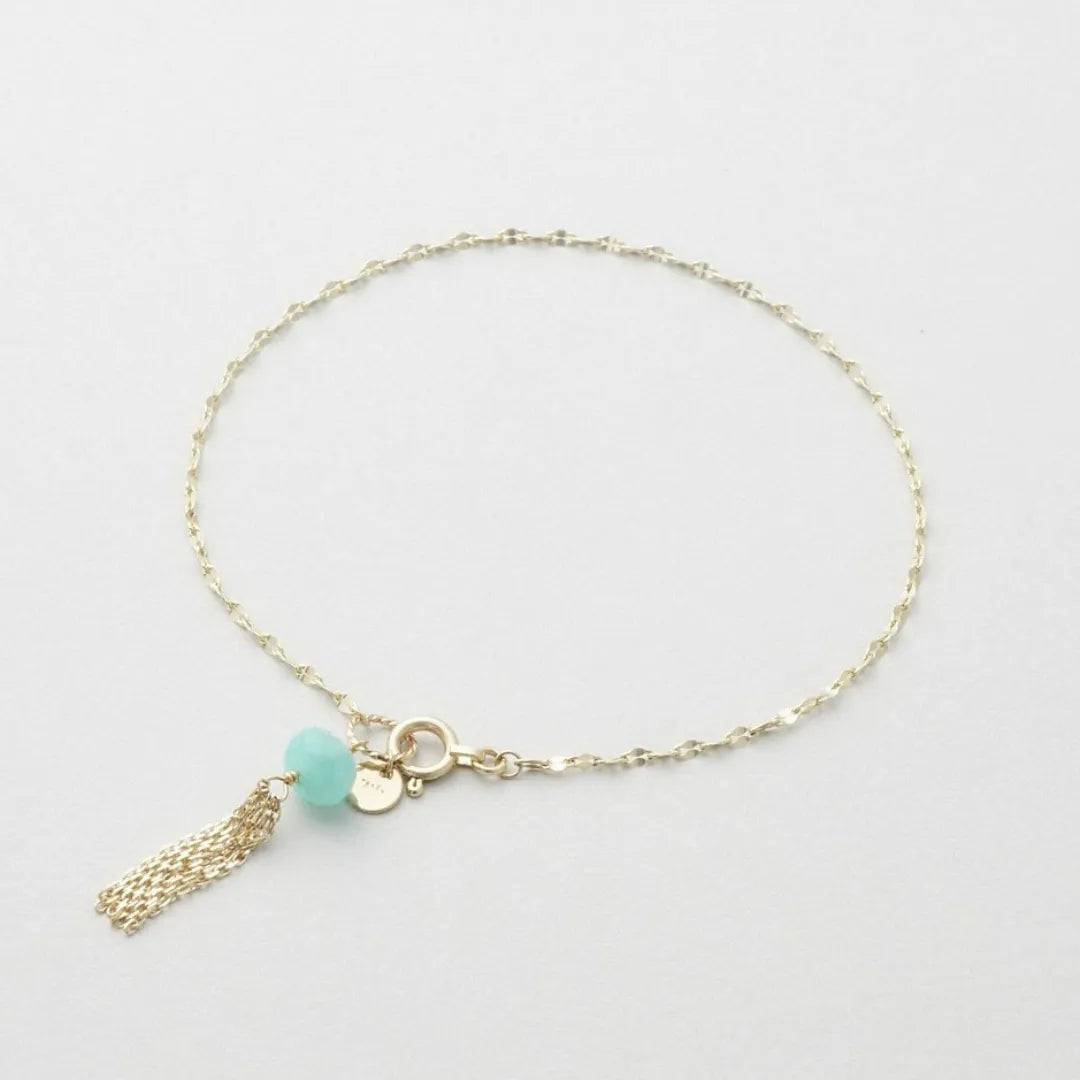 Bracelet Amazonite Lapis Lazuli ou Péridot "Énergie Unique" Argent