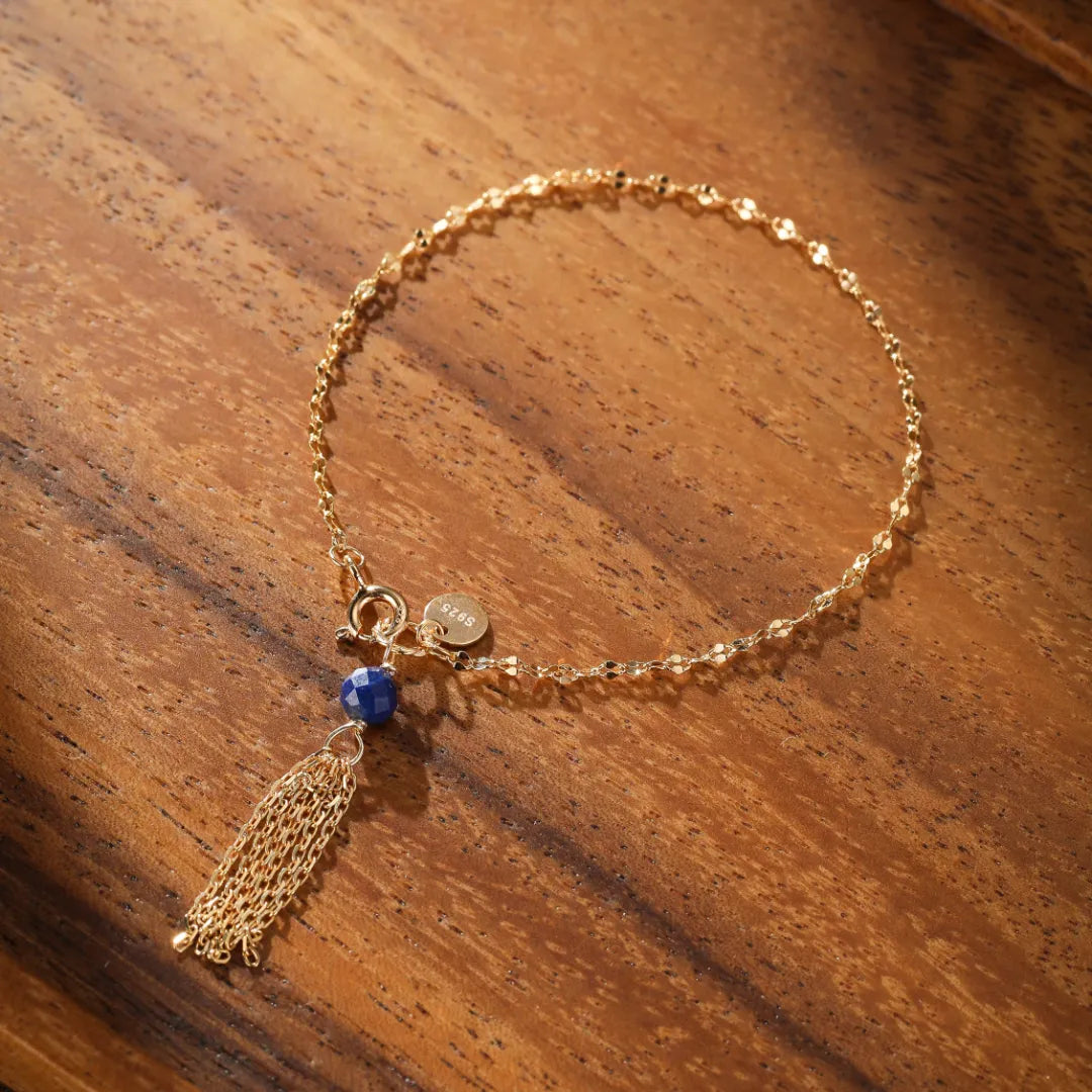 Bracelet Amazonite Lapis Lazuli ou Péridot "Énergie Unique" Argent
