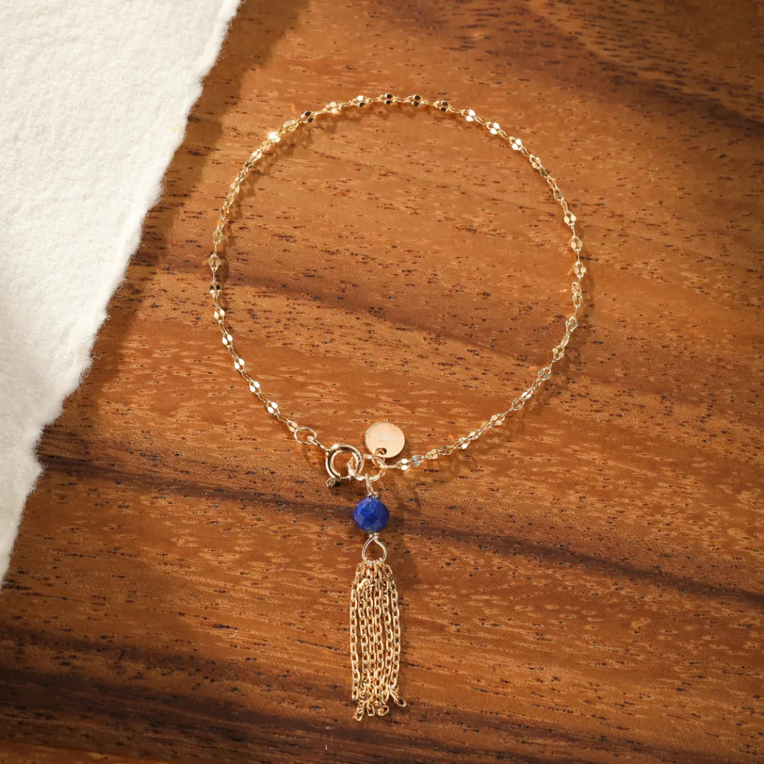 Bracelet Amazonite Lapis Lazuli ou Péridot "Énergie Unique" Argent