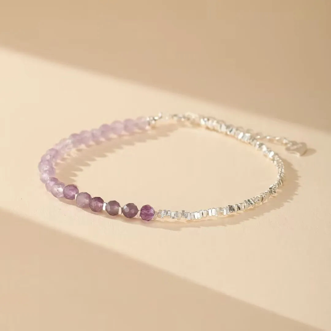 Bracelet Améthyste "Douceur Lilas" Argent