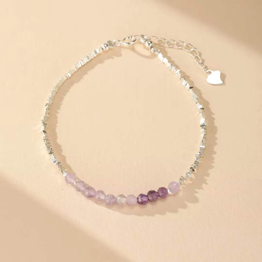 Bracelet Améthyste "Douceur Lilas" Argent