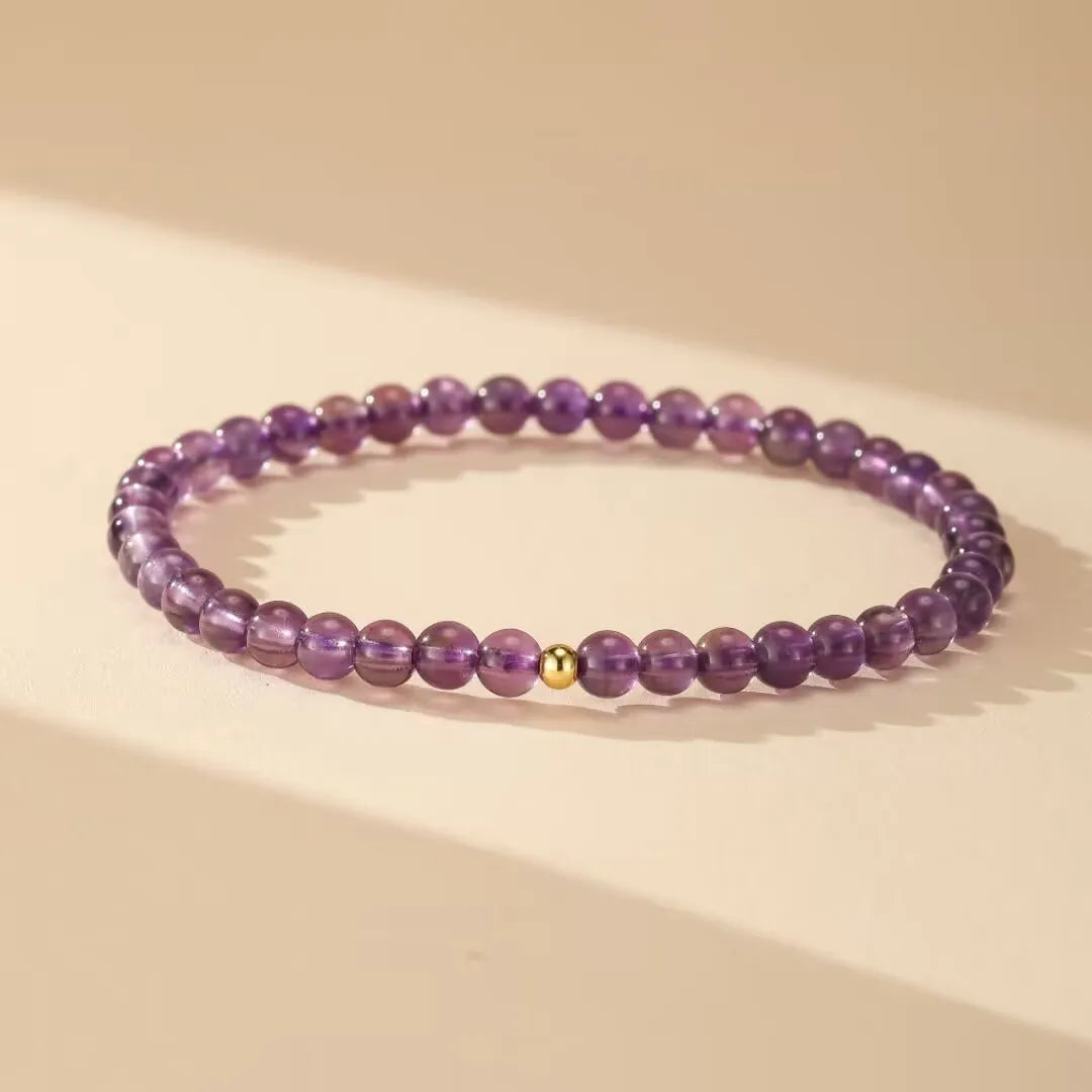 Bracelet Améthyste "Équilibre Vibrant" Argent