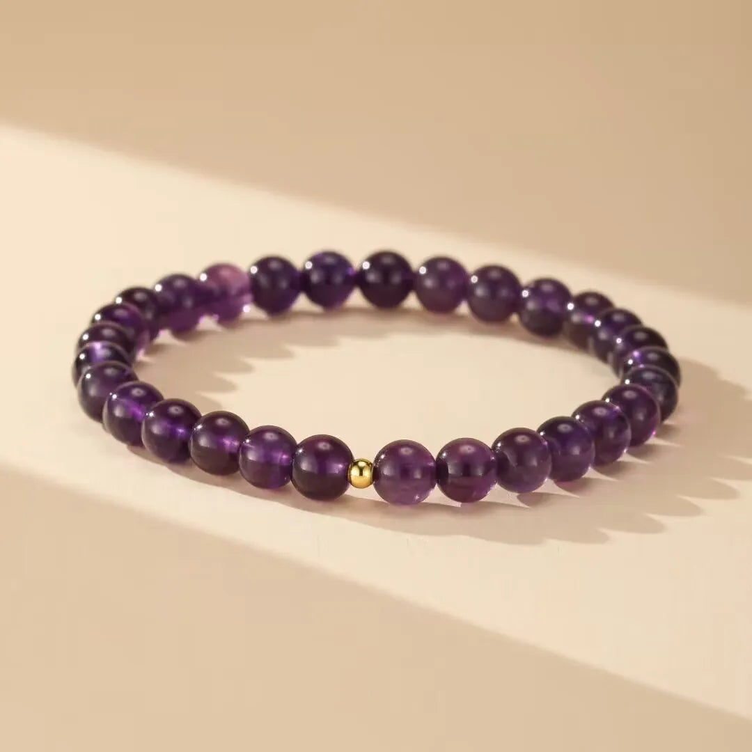 Bracelet Améthyste "Équilibre Vibrant" Argent