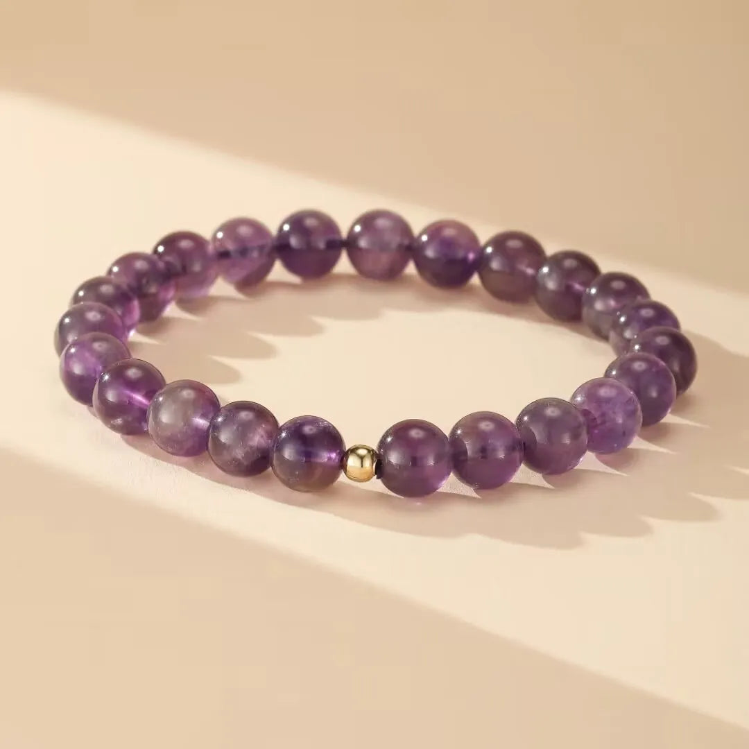 Bracelet Améthyste "Équilibre Vibrant" Argent