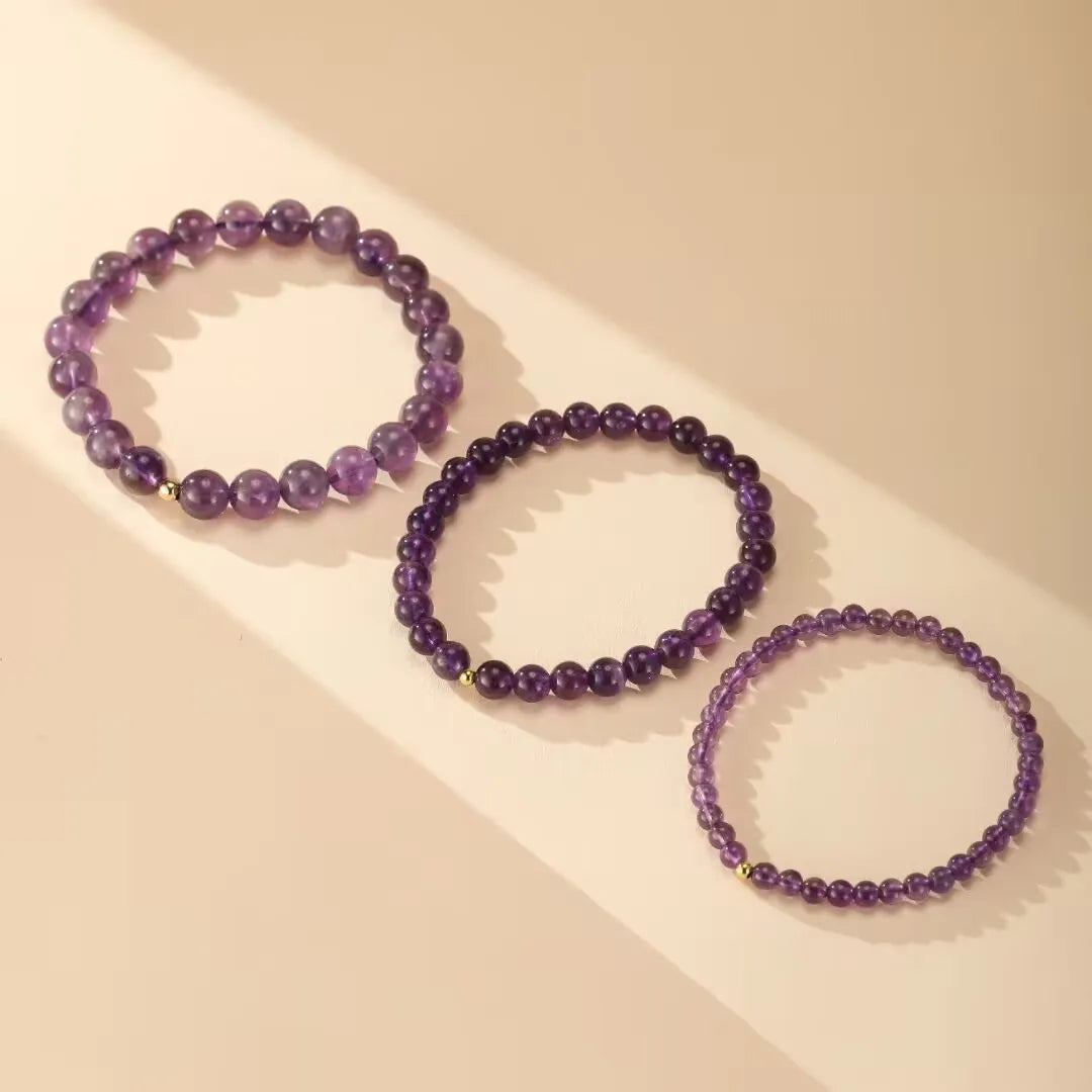 Bracelet Améthyste "Équilibre Vibrant" Argent