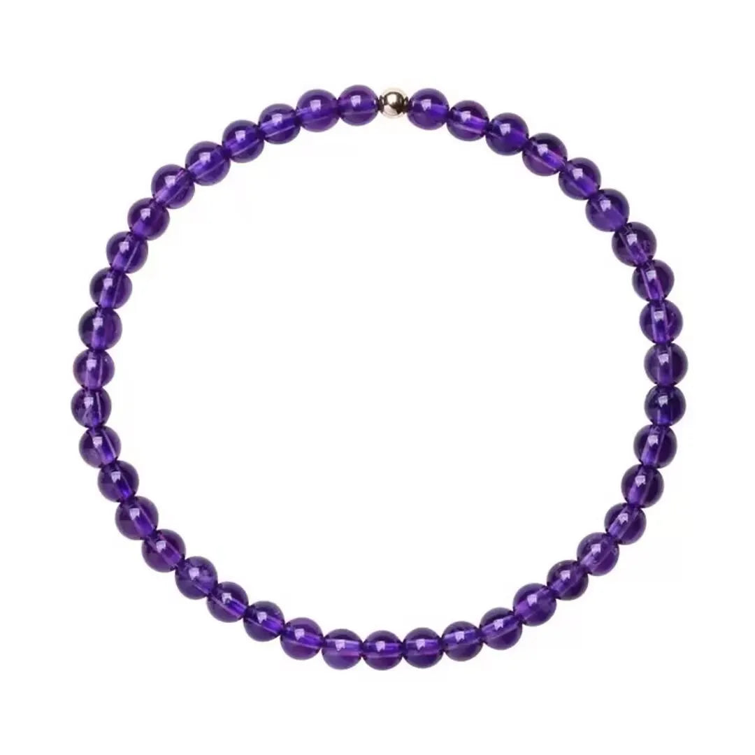 Bracelet Améthyste "Équilibre Vibrant" Argent