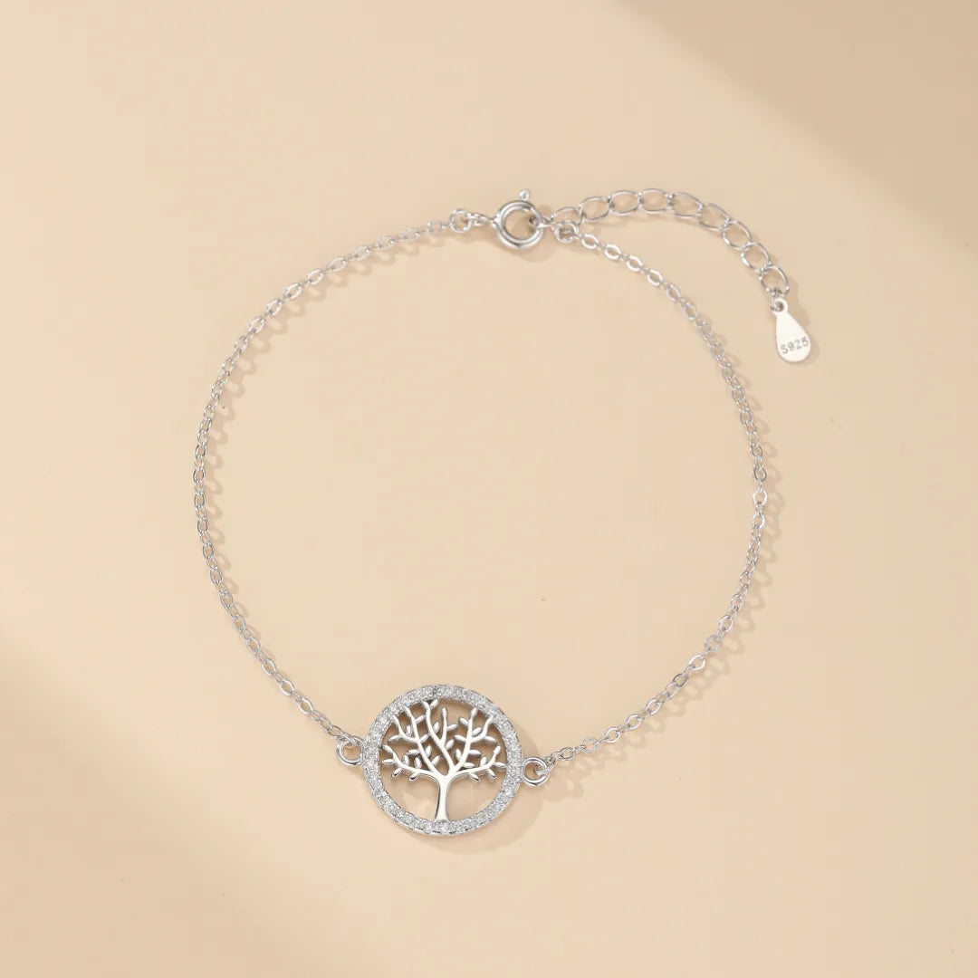Bracelet Arbre de Vie "Lumière Vitale" Argent
