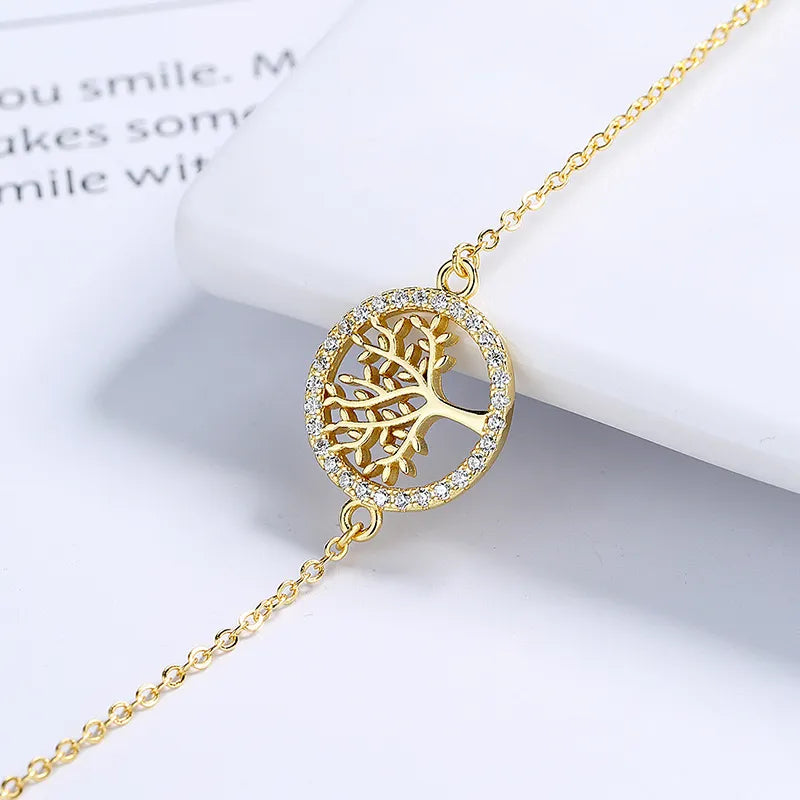 Bracelet Arbre de Vie "Lumière Vitale" Argent