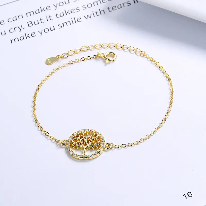Bracelet Arbre de Vie "Lumière Vitale" Argent