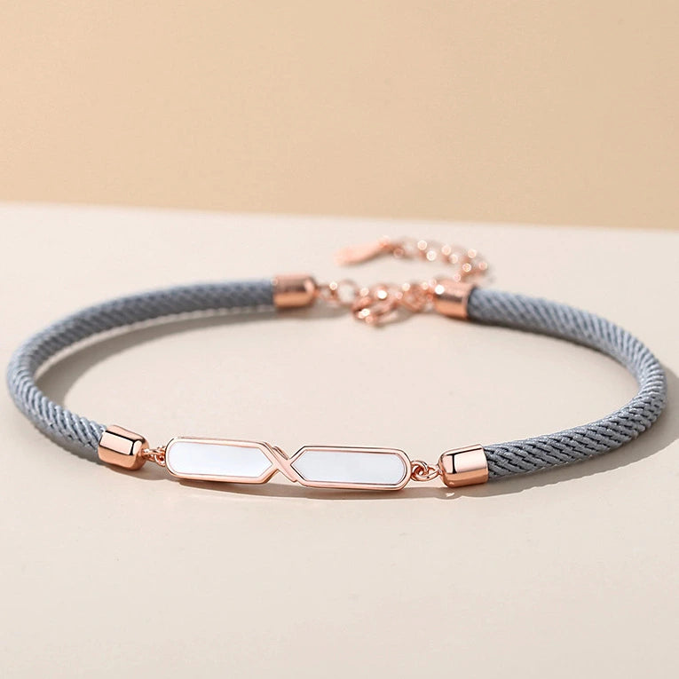Bracelet Couple Infini "Duo Harmonieux" Argent