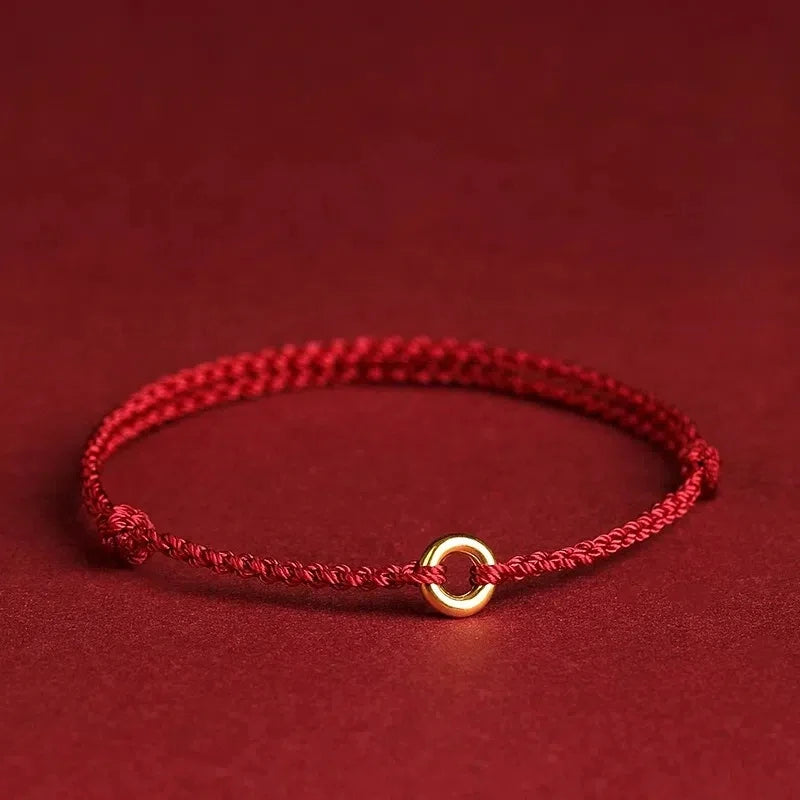 Bracelet Fil Rouge "Anneau Harmonieux "