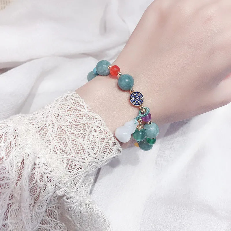 Bracelet Jade et Agate "Équilibre et Protection"