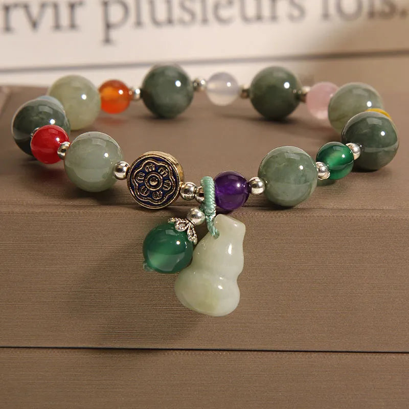 Bracelet Jade et Agate "Équilibre et Protection"