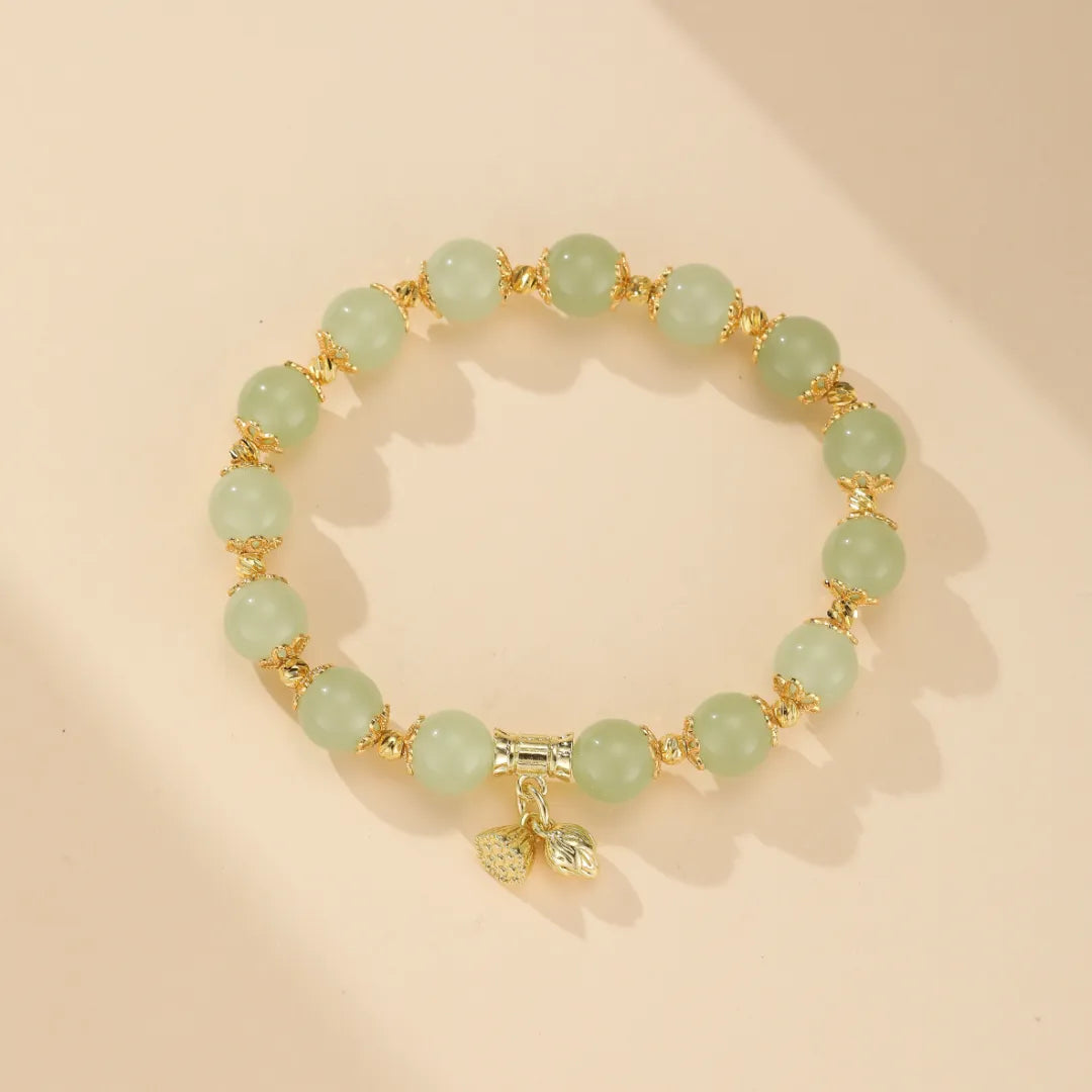 Bracelet Jade Lotus "Pureté"