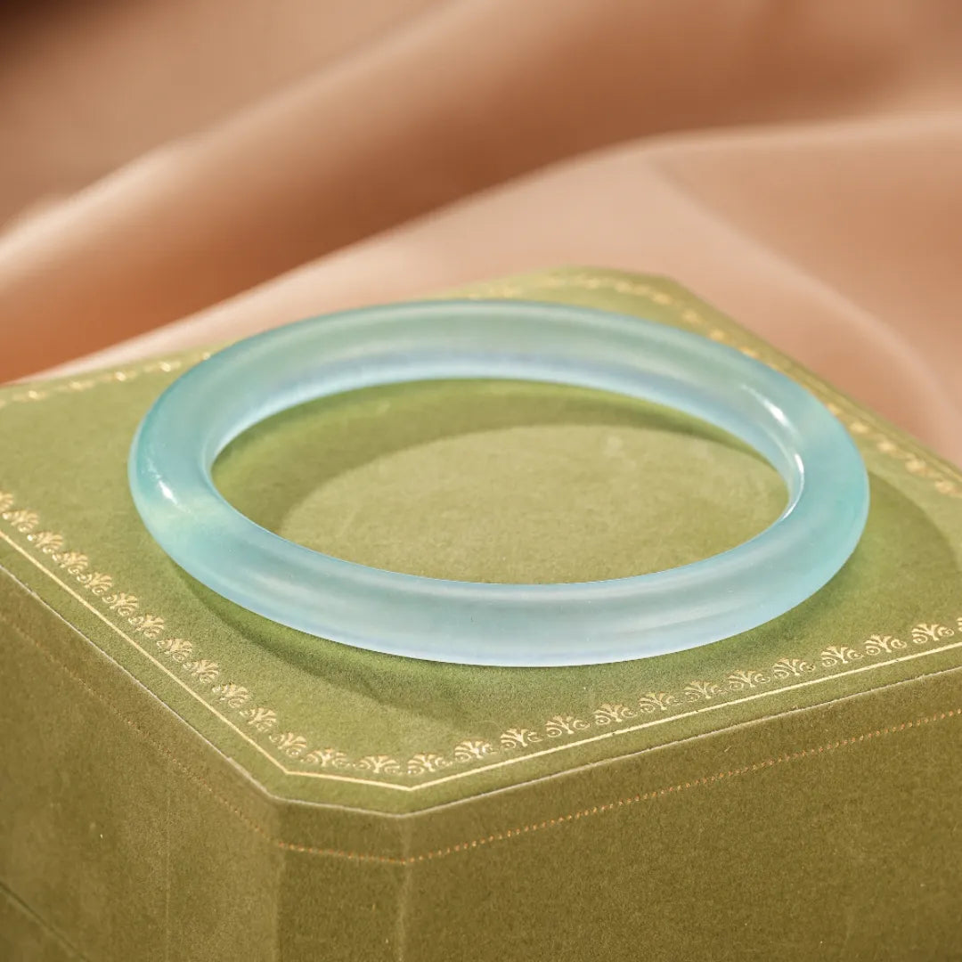 Bracciale Rigido Acquamarina "Dolcezza Marina"