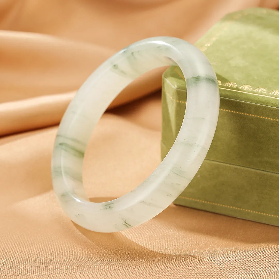 Bracciale Rigido Calcedonio "Splendore della Natura"