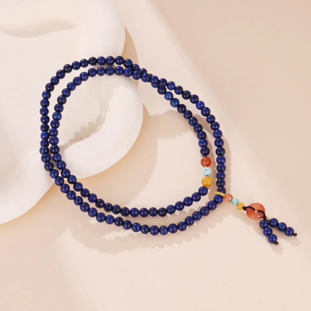 Bracelet Mâlâ Lapis Lazuli "Voyage Intuitif"
