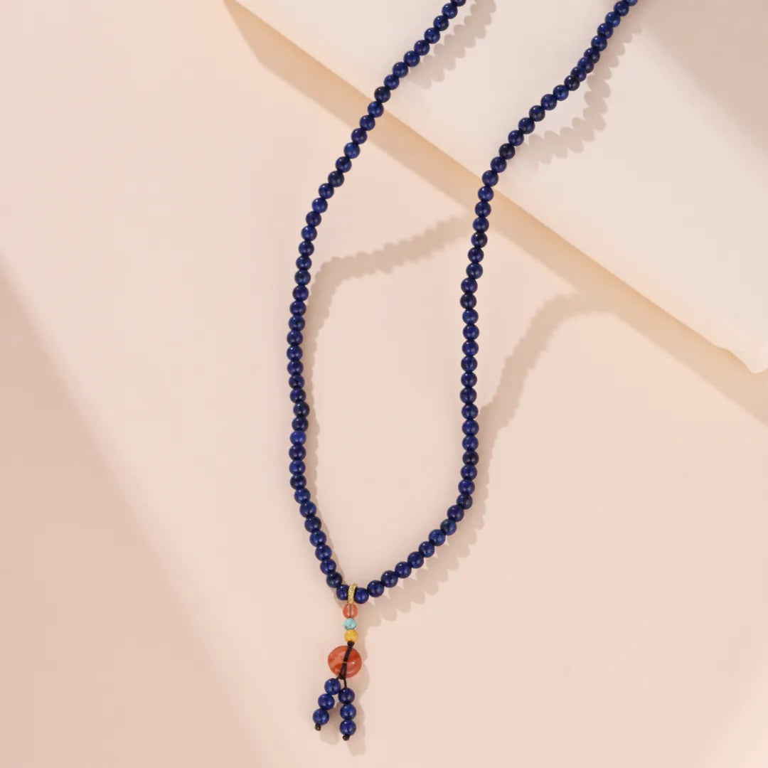Bracelet Mâlâ Lapis Lazuli "Voyage Intuitif"