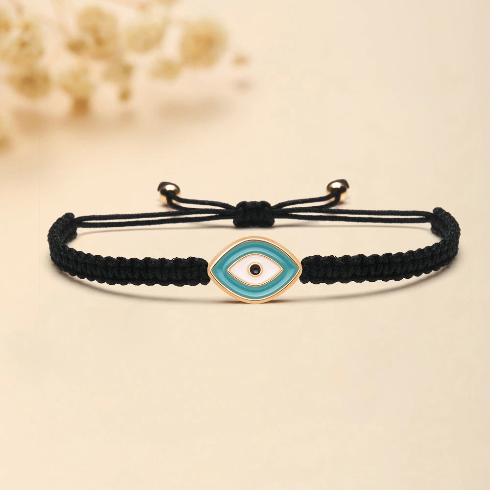 Bracelet Mauvais Œil "Énergie Carmin" Fil Rouge